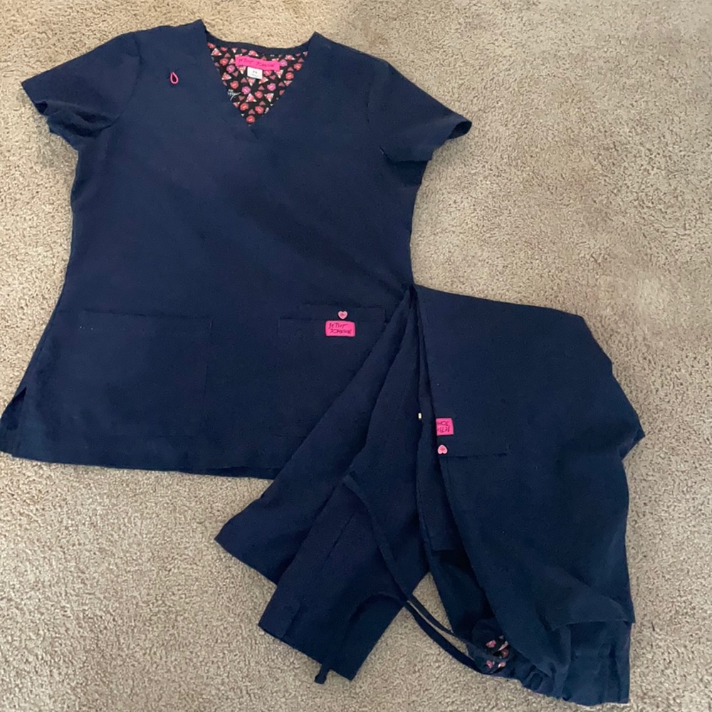 Betsey Johnson scrubs set